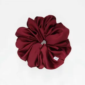Duża bordowa gumka do włosów