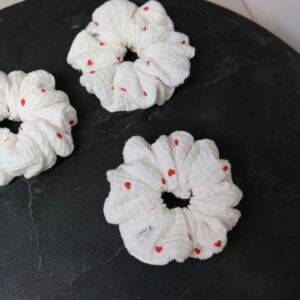 Scrunchie Double Gaze Hearts