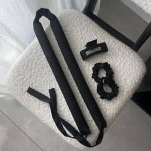 Zestaw Wałek do włosów Black