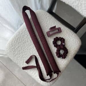 Zestaw Wałek do włosów Maroon