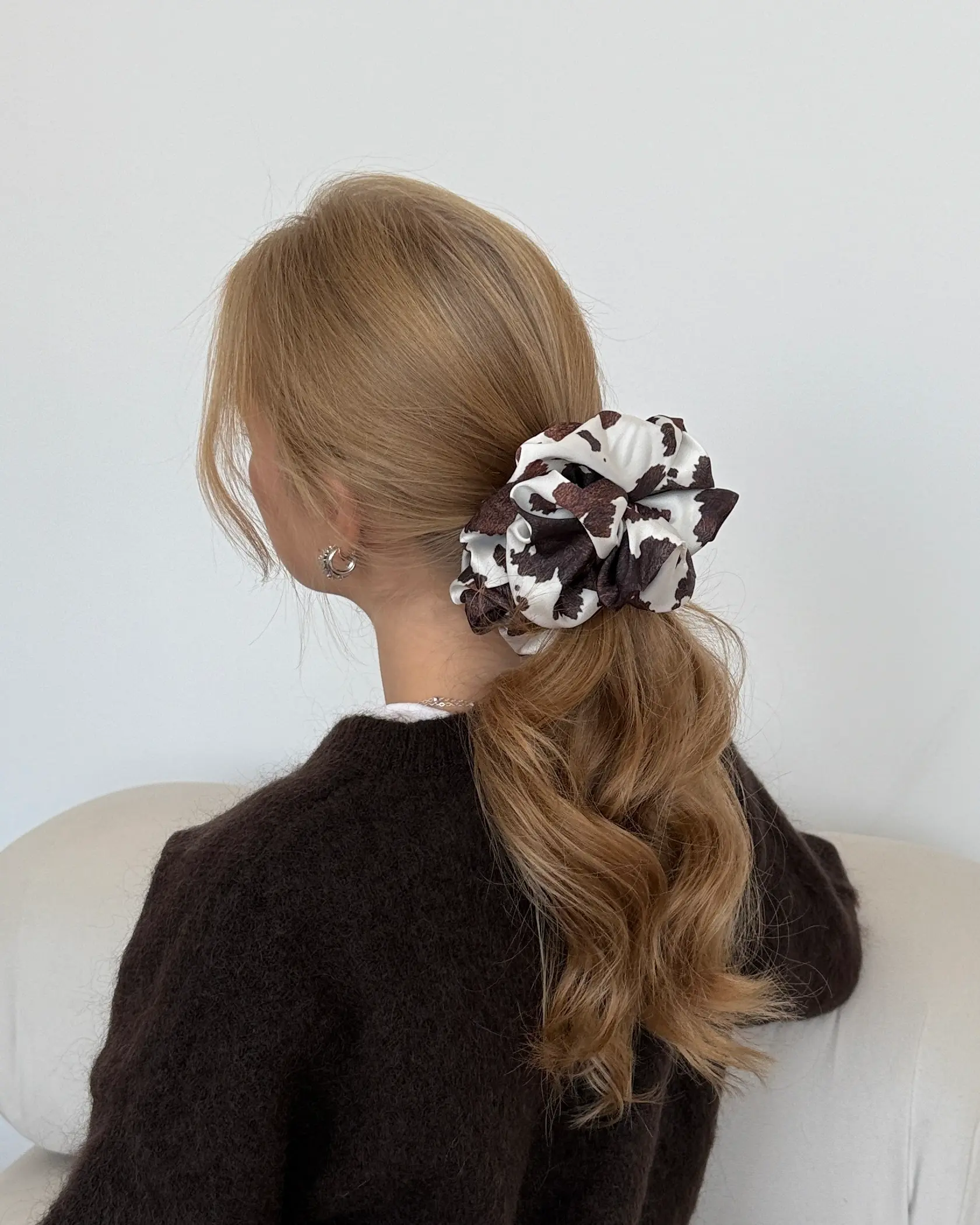 scrunchie oversized cow